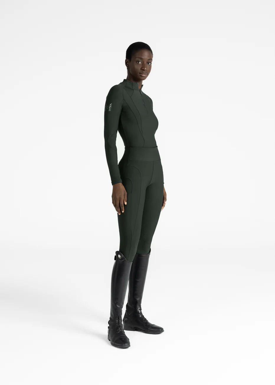 Maximilian Frame Long Sleeve Base Layer (Hunter Green)