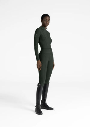 Maximilian Frame Long Sleeve Base Layer (Hunter Green)