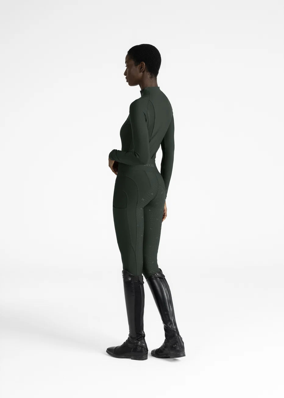 Maximilian Frame Long Sleeve Base Layer (Hunter Green)