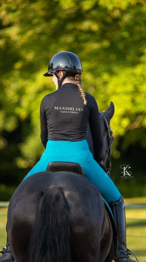 Maximilian Sculpt Riding Leggings - Hawaii Blue - Horse Musthaves