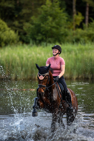 Equito Zadeldek - Black Peach