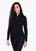 Maximilian Long Sleeve Base Layer - Black/Silver - Horse Musthaves