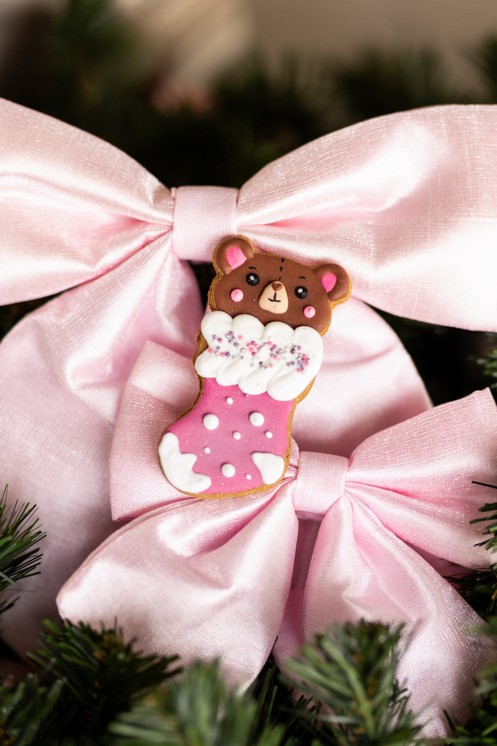 Candy Horse Christmas 2025 Cookie Teddy Bear