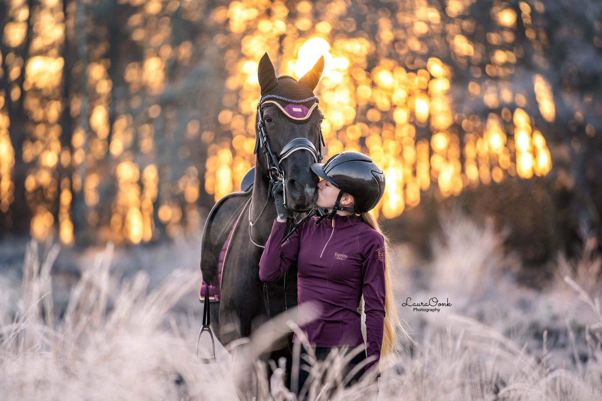 Equito Base Layer - Plum Rose Gold - Horse Musthaves