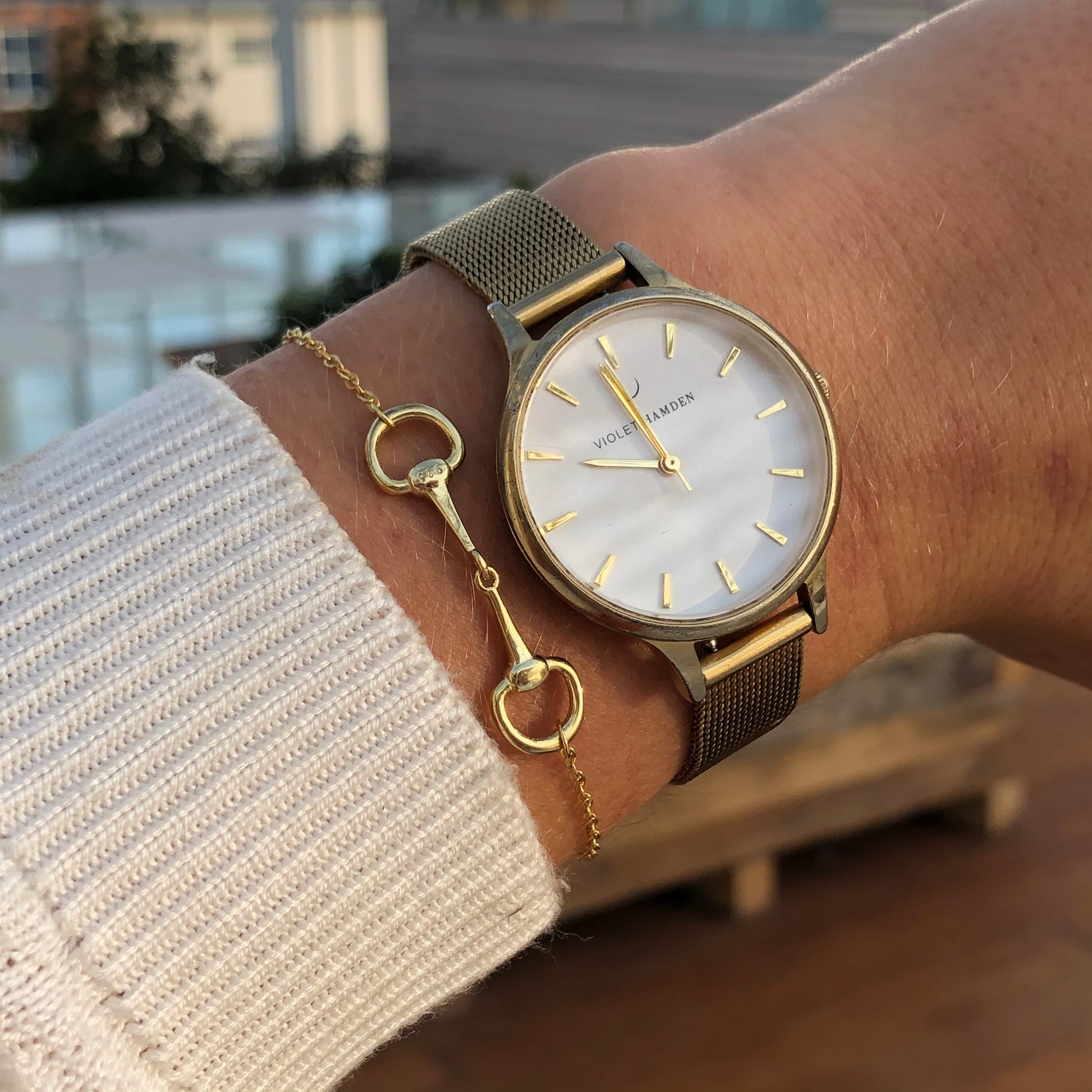 Armband Met Bit Gold