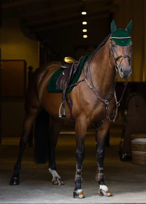Maximilian Velvet Dressuur Zadeldek (Jade)