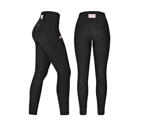 Equito Leggings - Black Rose Gold