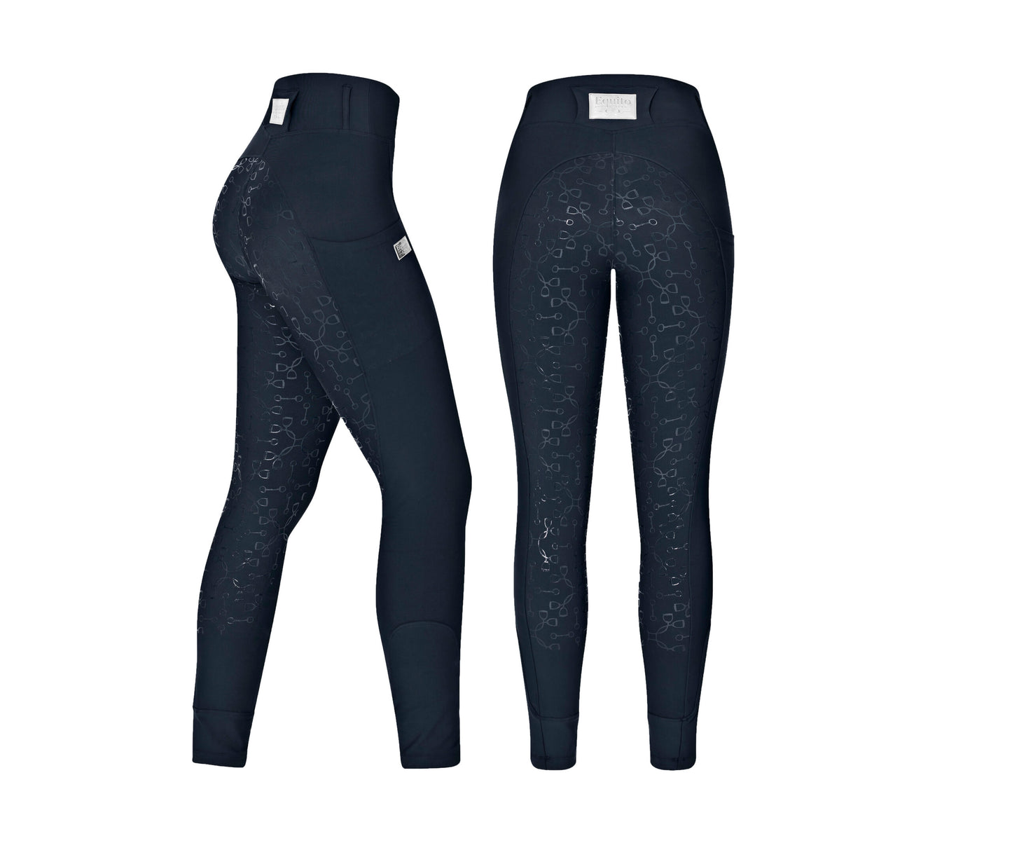 Equito Leggings - Navy Silver