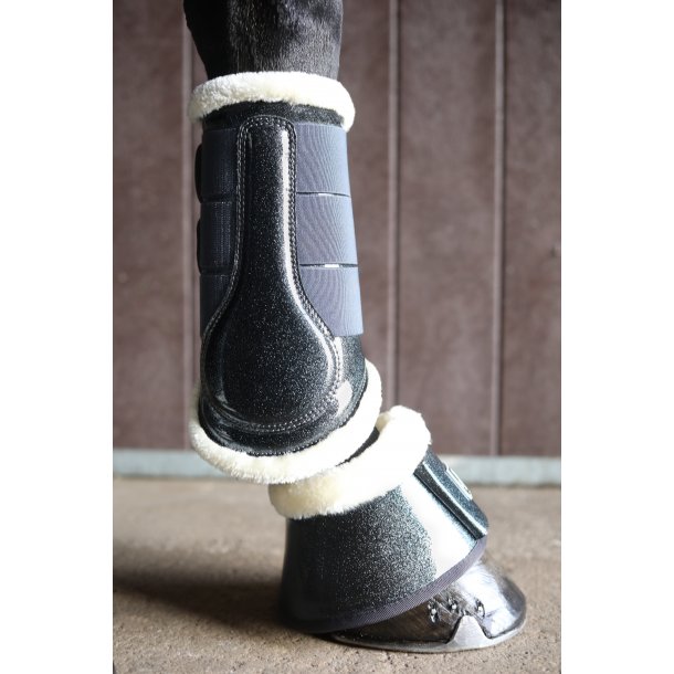 SD® HOLLYWOOD GLAMOROUS Dressage Boots - Dark Shadow Glitz - Horse Musthaves