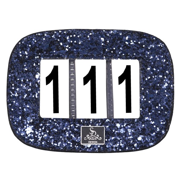 SD® Glitter Nummerhouder - Navy