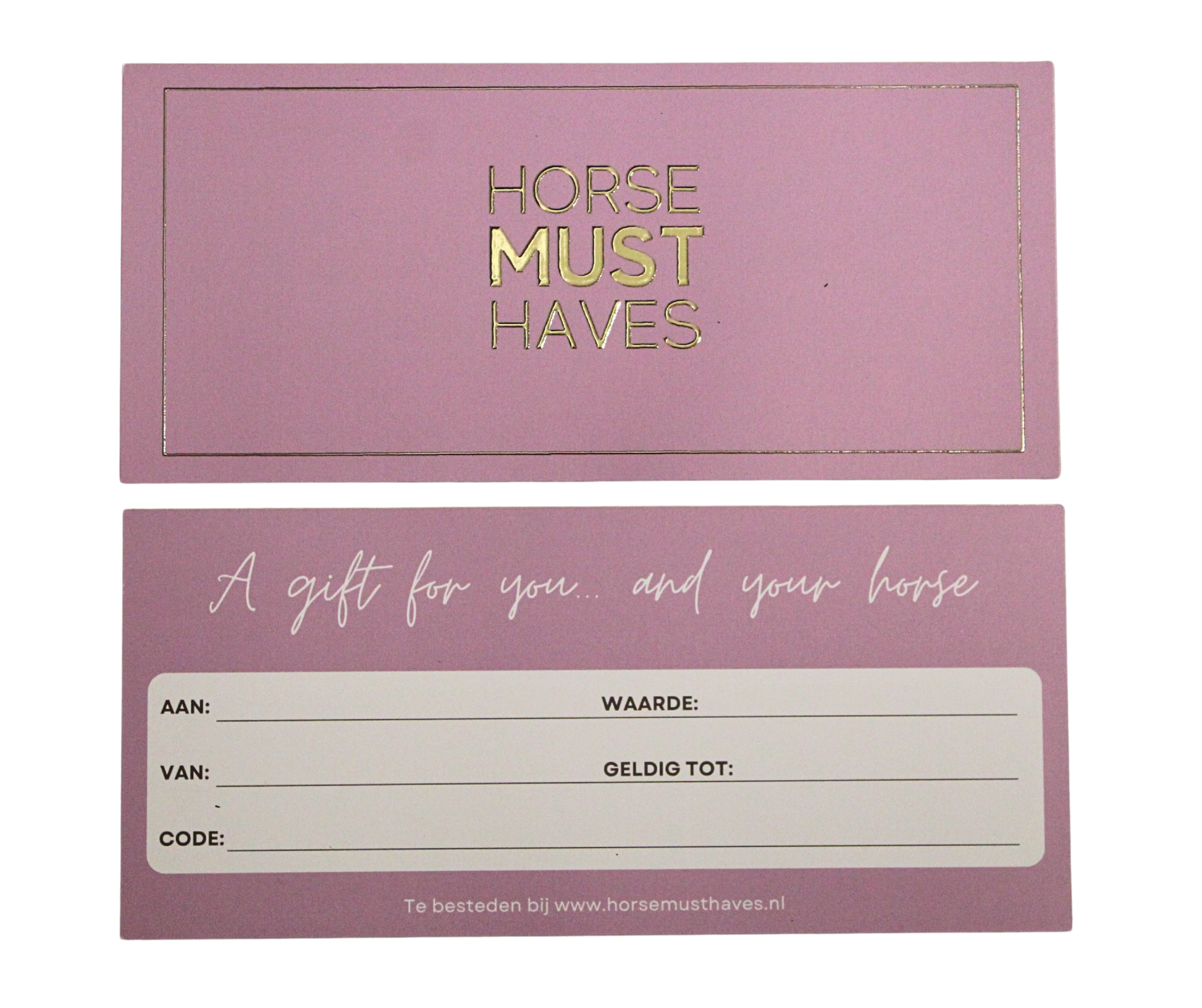 Horse Musthaves Cadeaubon €50