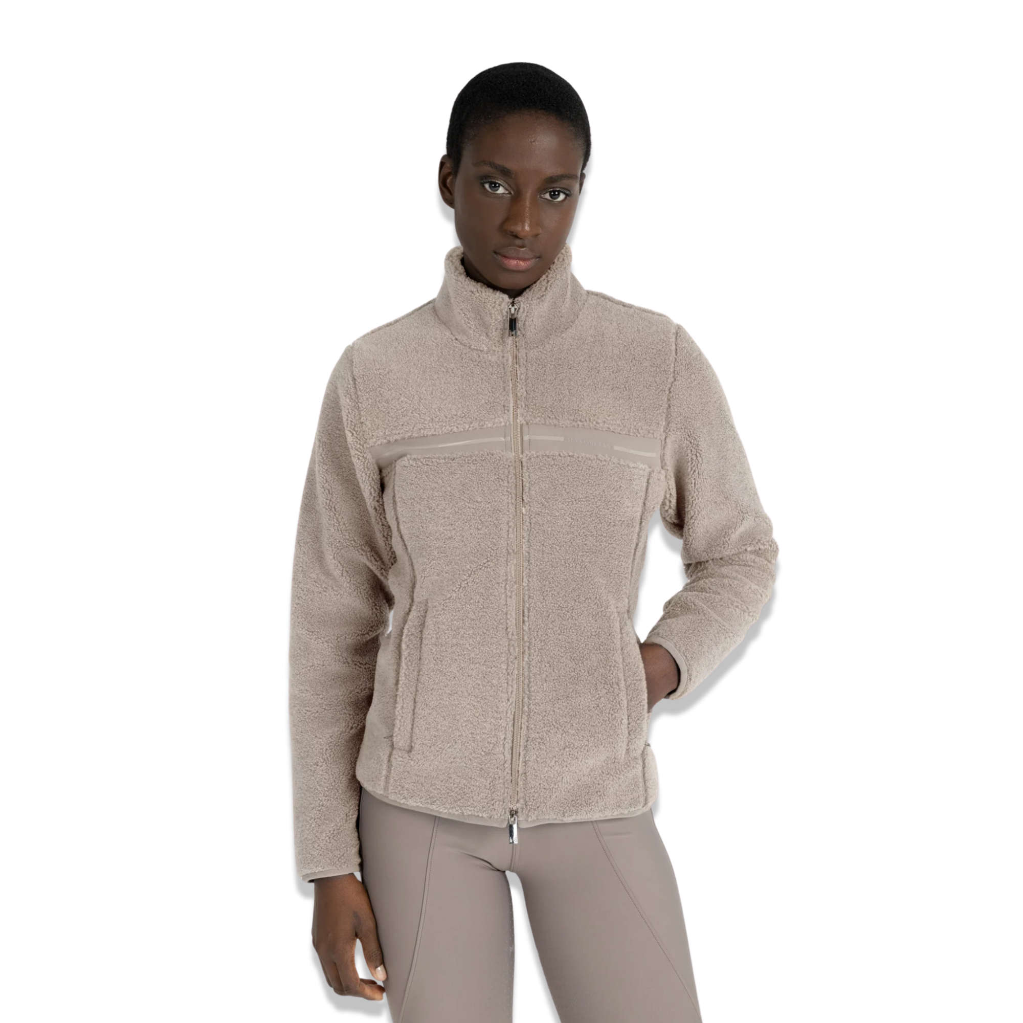 Maximilian Ciare Teddy Jacket (Sand)