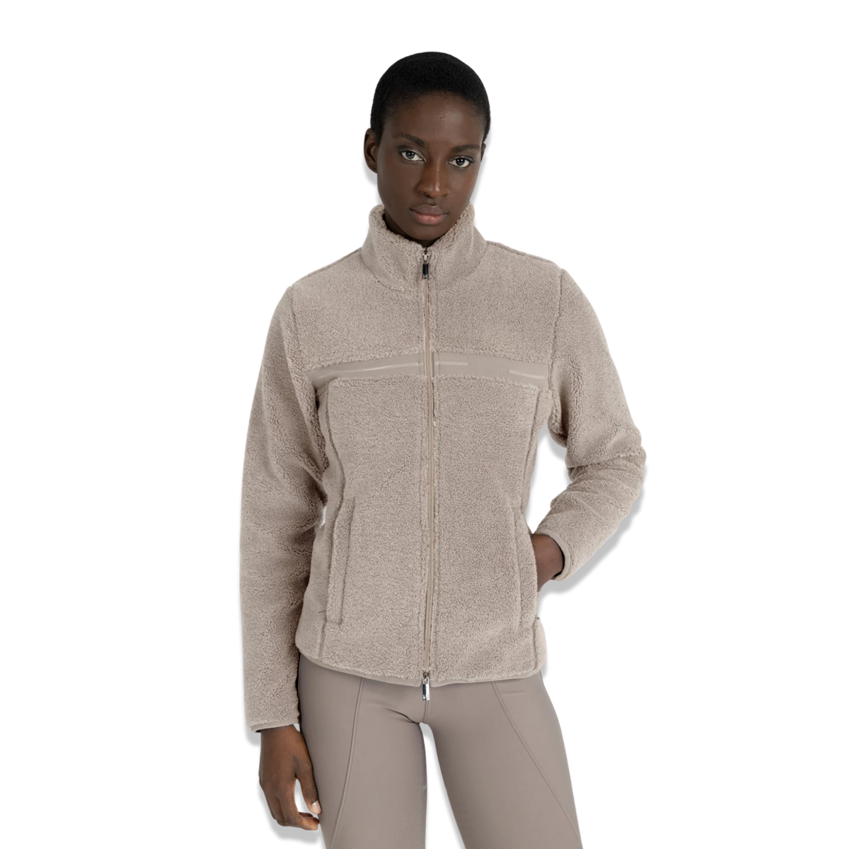 Maximilian Ciare Teddy Jacket (Sand)