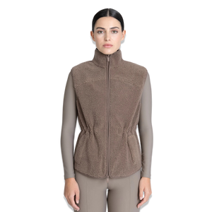 Maximilian Sherpa Teddy Vest (Taupe)