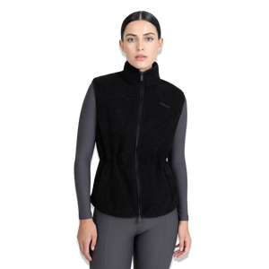 Maximilian Sherpa Teddy Vest (Zwart)