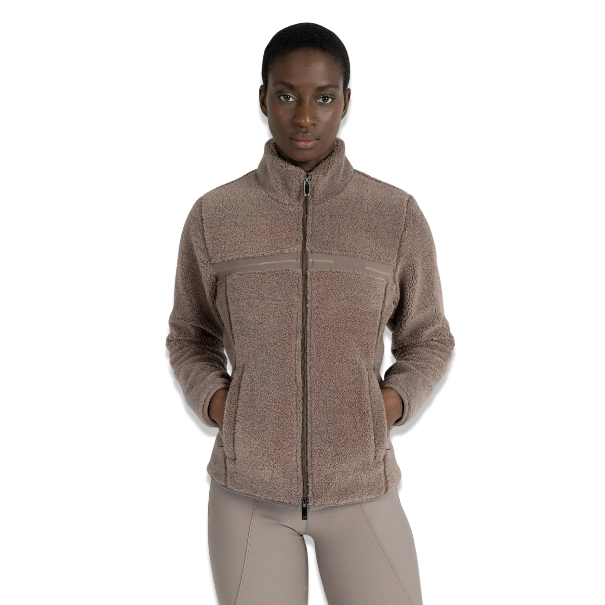 Maximilian Ciare Teddy Jacket (Taupe)