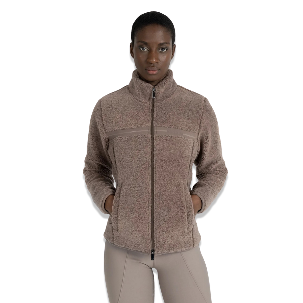 Maximilian Ciare Teddy Jacket (Taupe)