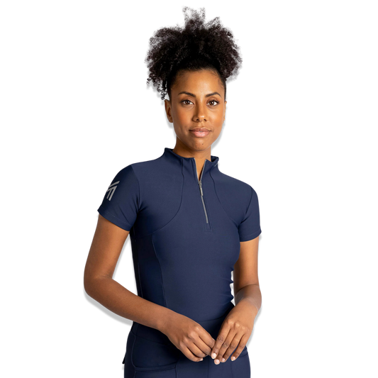 Maximilian Short Sleeve Base Layer (Navy)