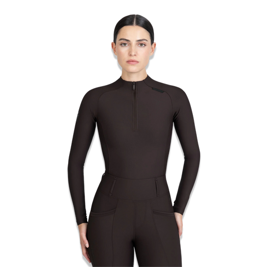 Maximilian Origin Long Sleeve Base Layer (Espresso)