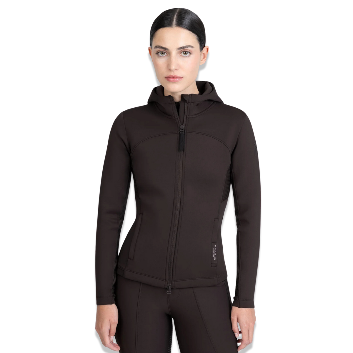 Maximilian Wolt Zip Hoodie (Espresso)
