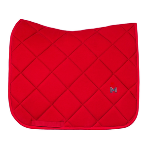 Maximilian Velvet Dressuur Zadeldek (Crimson)