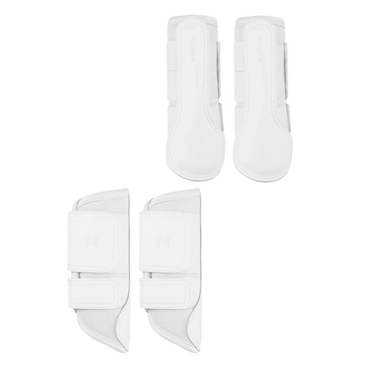 Maximilian 4-Pack Ego Brushing Boots (Wit)