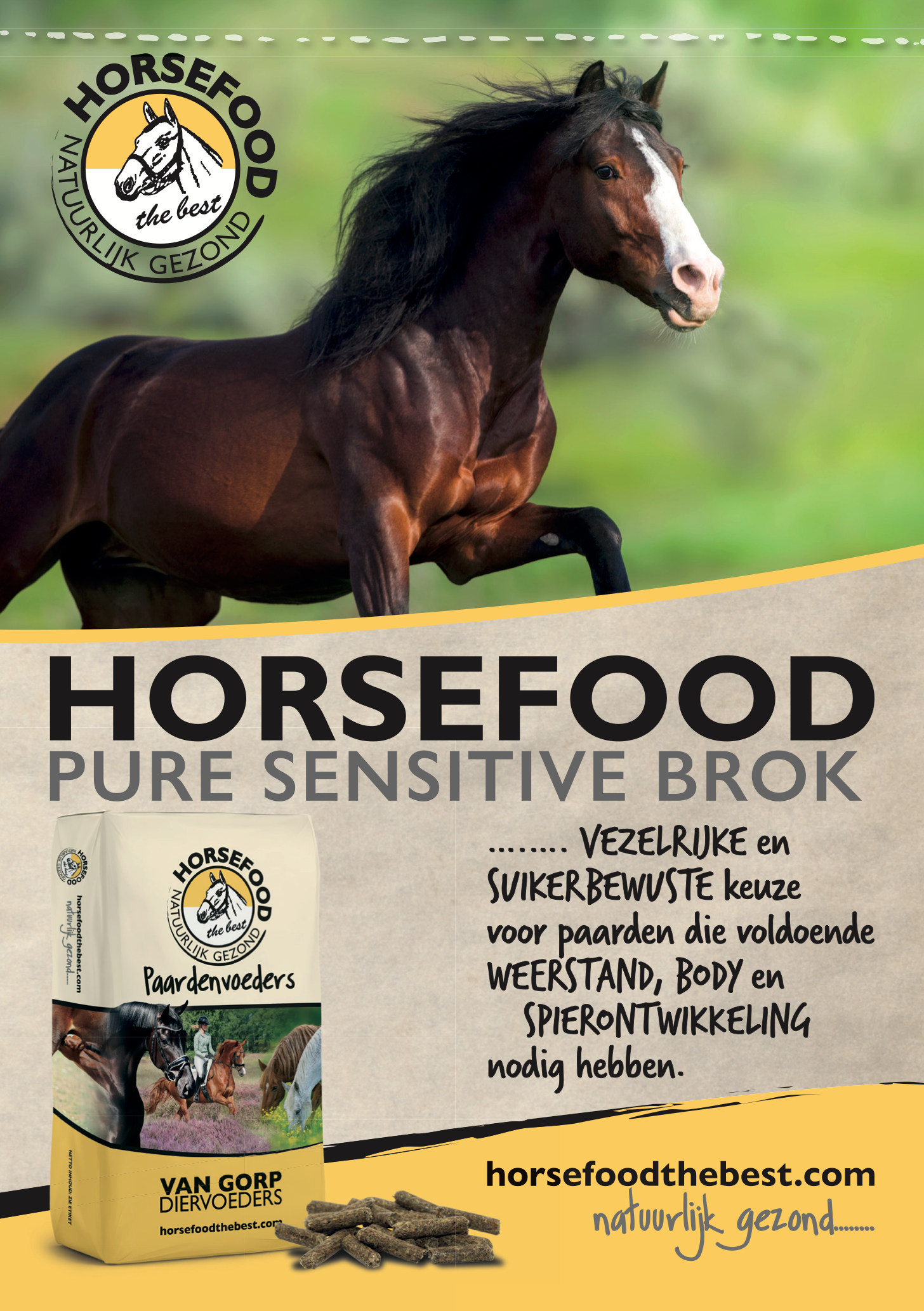Horsefood Pure Sensitive Brok (Graan-arm)