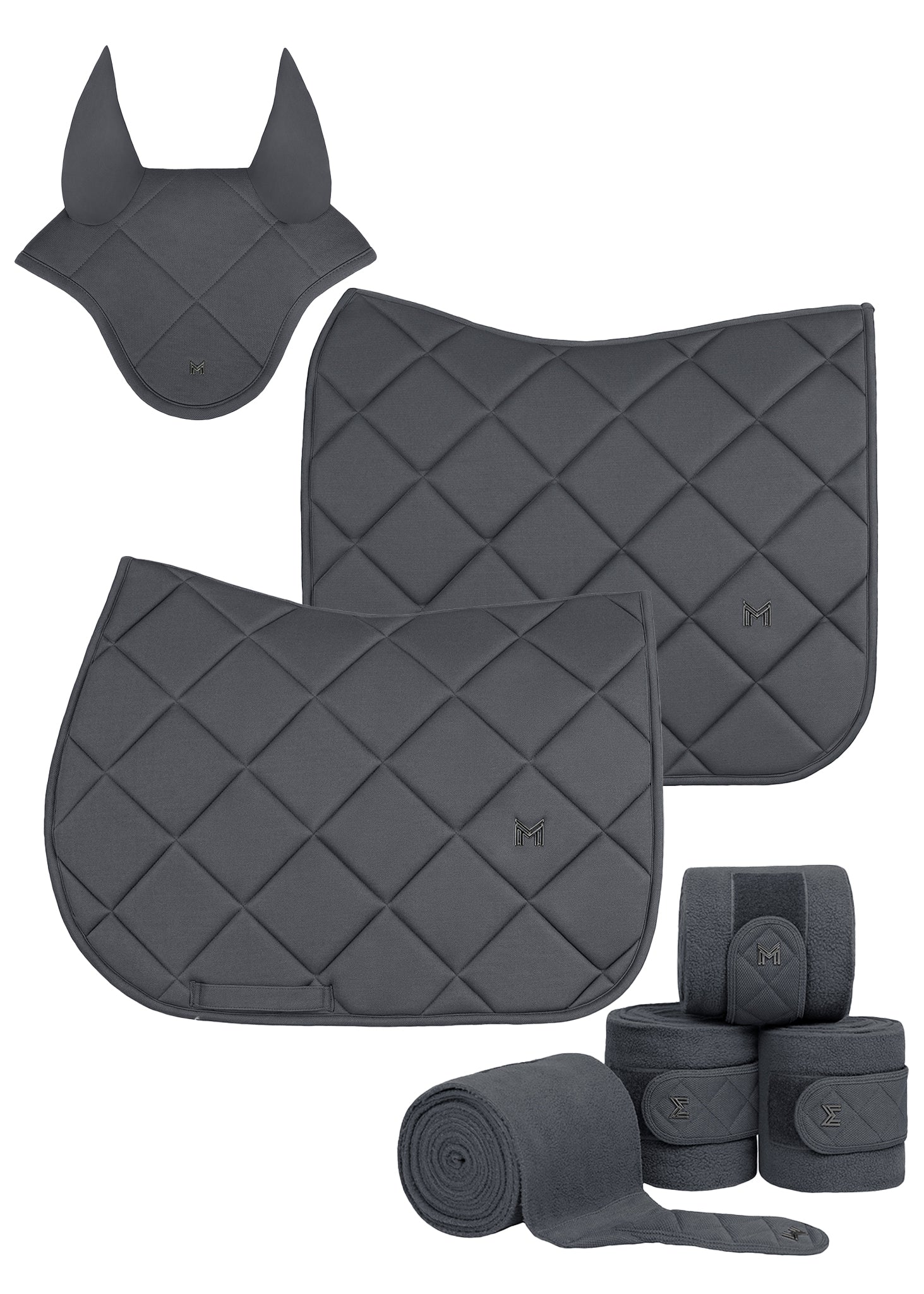 Maximilian Crew Dressuur Zadeldek (Graphite)