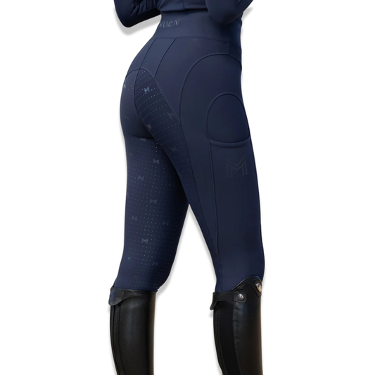 Maximilian Outline Rijleggings (Navy)
