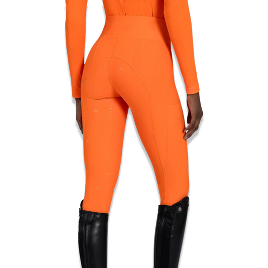 Maximilian Outline Rijleggings (Tangerine)