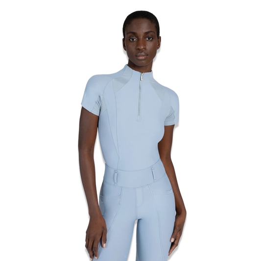 Maximilian Frame Short Sleeve Base Layer (Aqua)