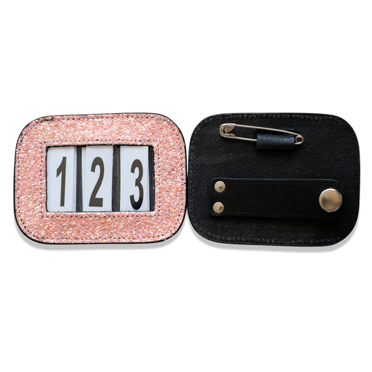 HB Showtime Bridle Number (Pink)