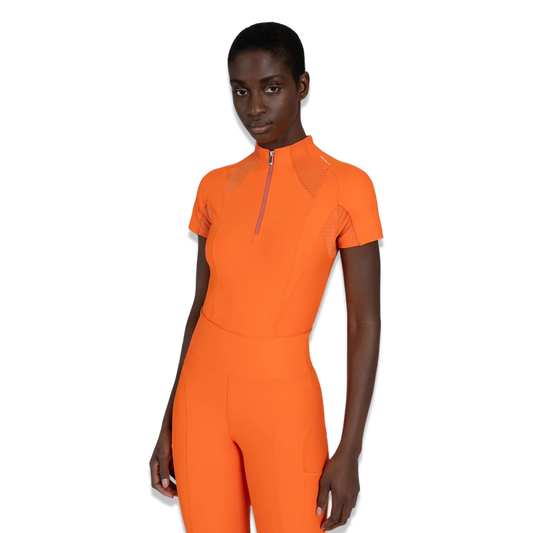 Maximilian Frame Short Sleeve Base Layer (Tangerine)