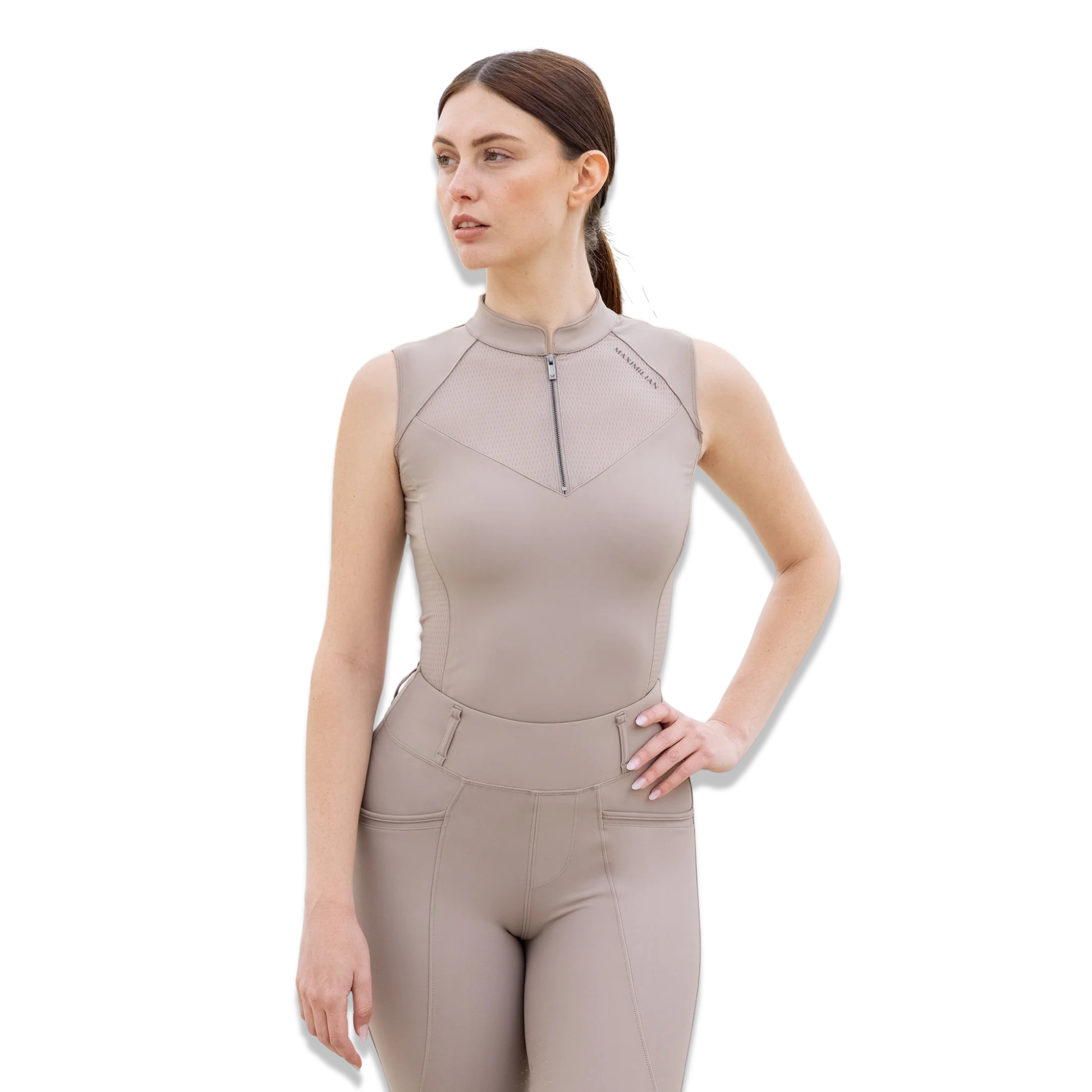 Maximilian Miral Sleeveless Base Layer (Macchiato)