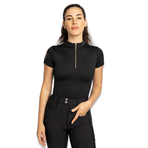 Maximilian Short Sleeve Base Layer (Black/Gold)