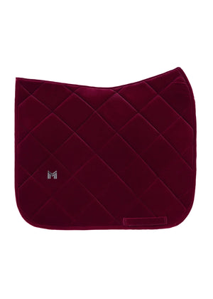 Maximilian Velvet Dressuur Zadeldek (Ruby)