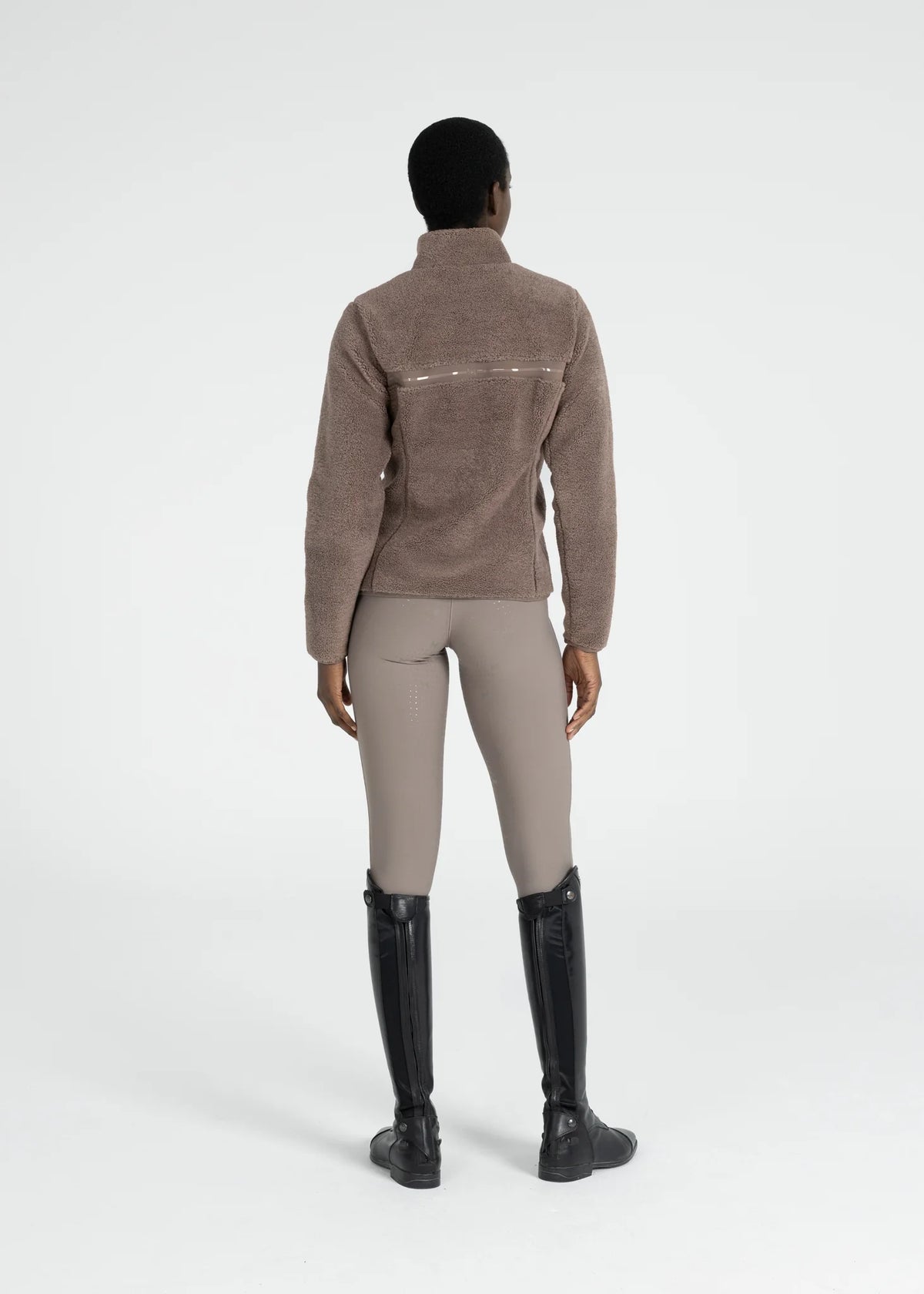 Maximilian Ciare Teddy Jacket (Taupe)