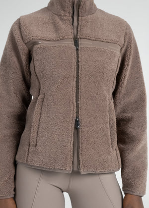 Maximilian Ciare Teddy Jacket (Taupe)
