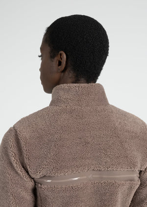 Maximilian Ciare Teddy Jacket (Taupe)