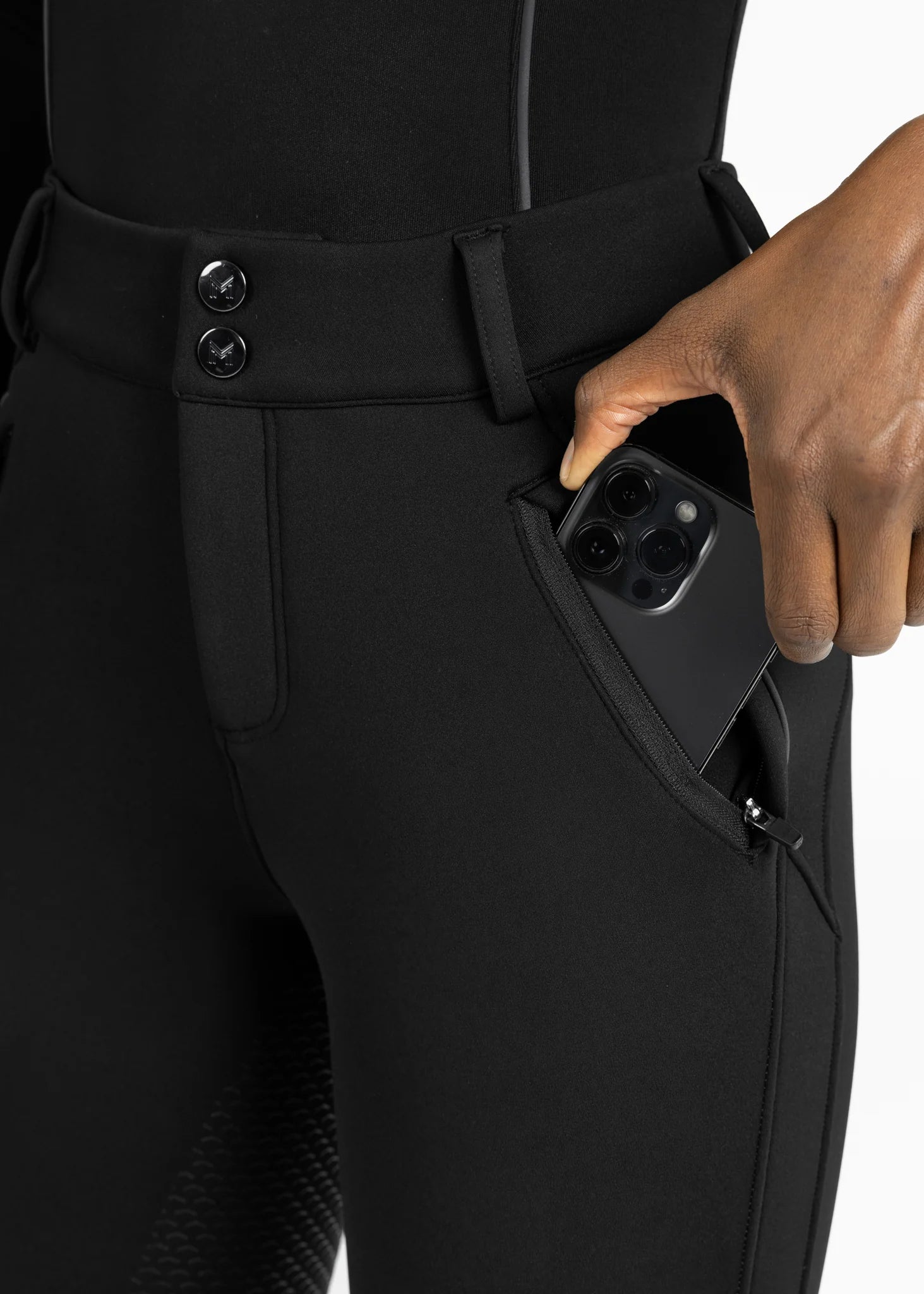 Arctic Fleeced Rijbroek - Zwart