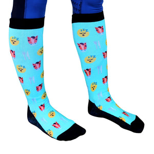 'Eat Sleep RIDE Repeat' Paardrijsokken - Horse Musthaves