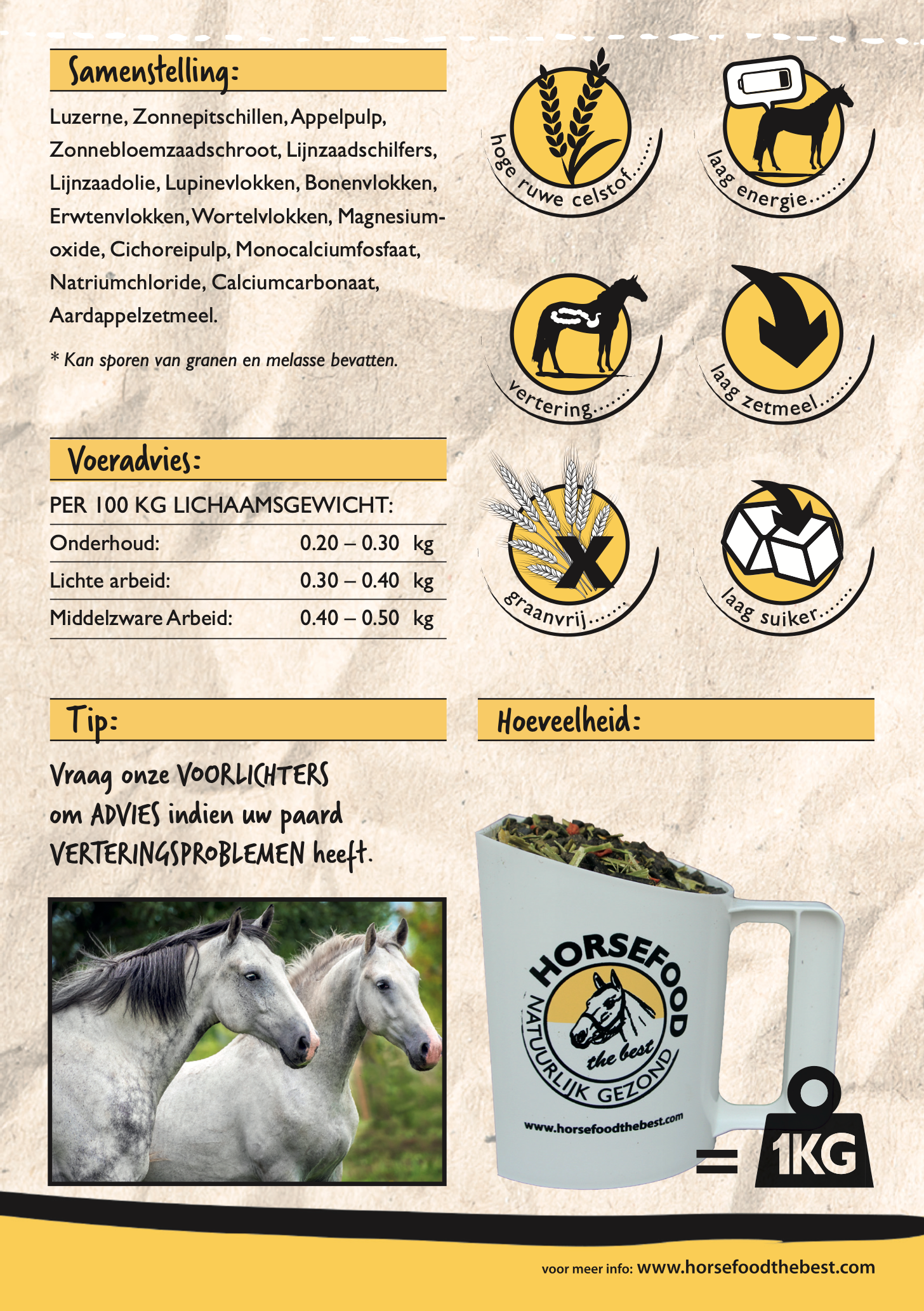 Horsefood Graanvrij-Mix