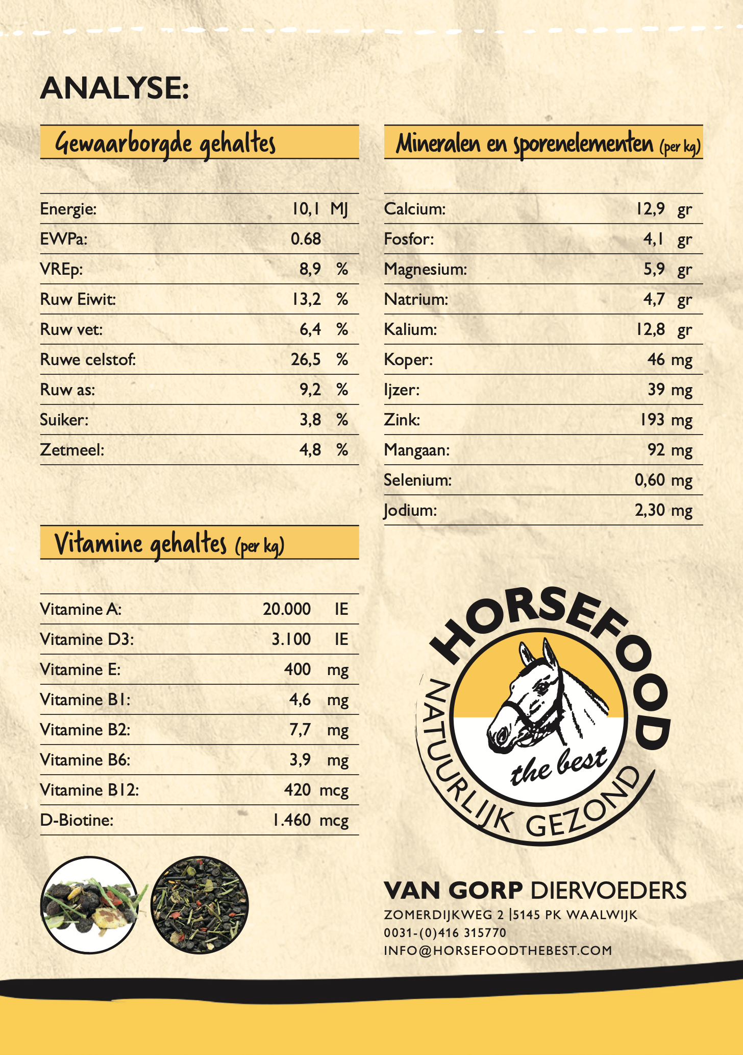 Horsefood Graanvrij-Mix