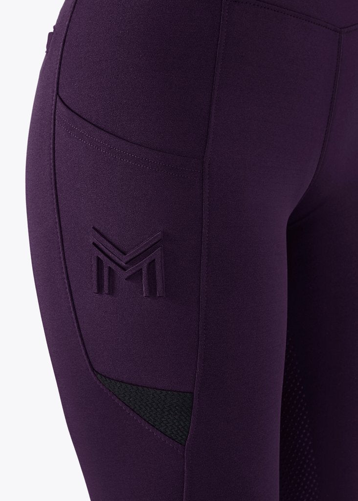 Maximilian Tech Riding Leggings 2.0 - Deep Purple - Horse Musthaves