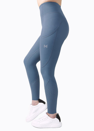 Maximilian Sculpt Riding Leggings - Storm Blue - Horse Musthaves