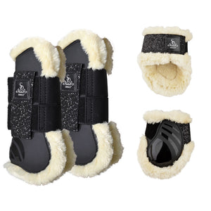 SD® GLITTER Pees & kogelbeschermers - Black - Horse Musthaves