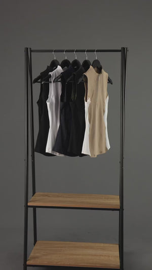 Maximilian Sleeveless Base Layer - Black