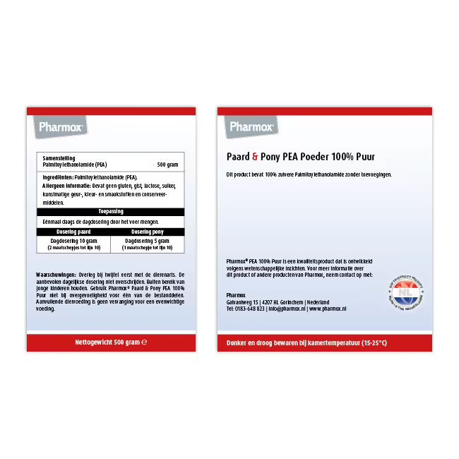 Pharmox Paard & Pony PEA 100% Puur
